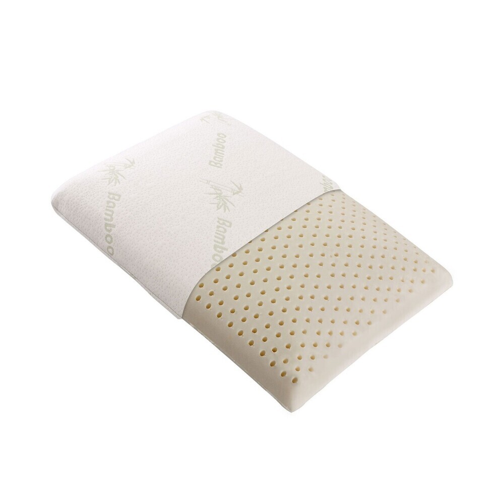 Cheer Collection 15.7x23.6" Specialty White Latex Rectangle Foam Bed Pillow BED4